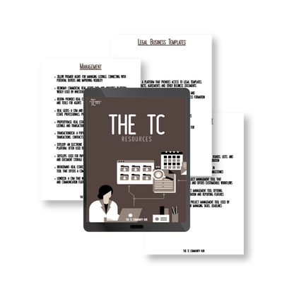 THE ULTIMATE REAL ESTATE TRANSACTION COORDINATOR LAUNCHPAD BUNDLE
